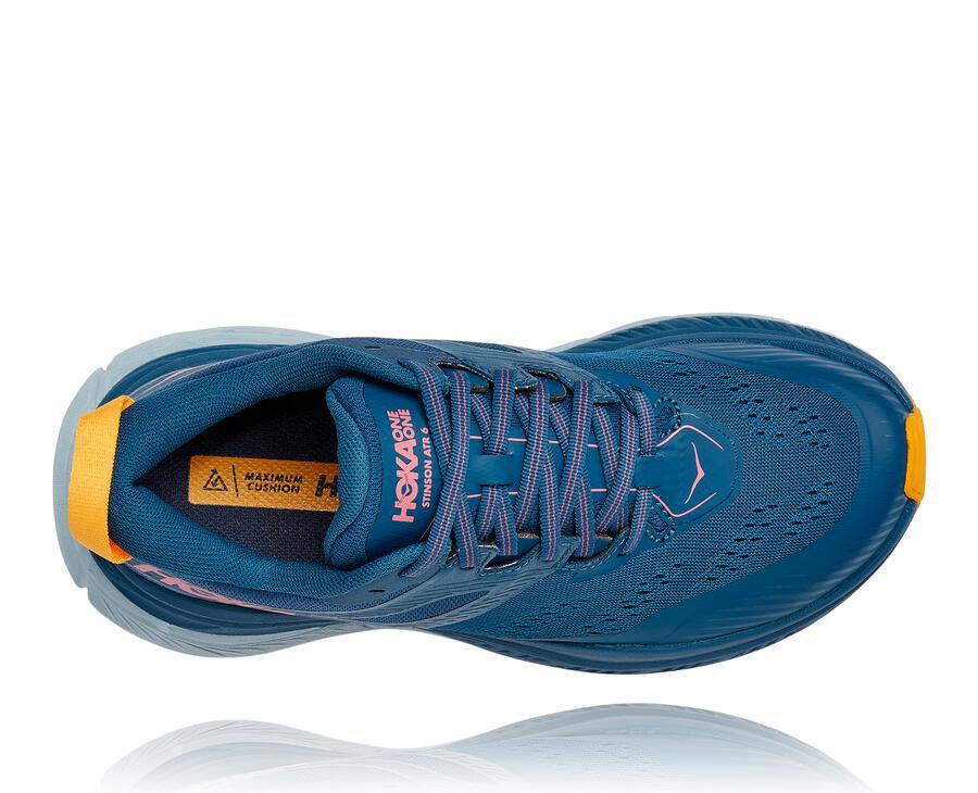 Hoka One One Trail Schoenen Dames - Stinson Atr 6 - Blauw - RV5167230